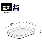 SmartStore Deckel Compact (L x B x H: 14,5 x 10 x 2 cm, Kunststoff, Transparent)