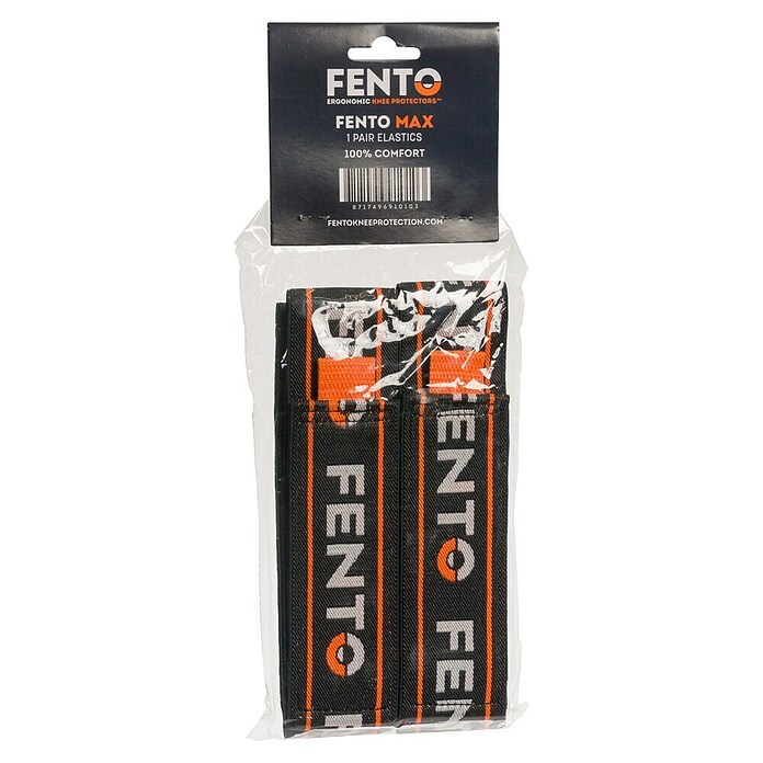 Fento Kniebeschermers Set (Zwart / Oranje) | BAUHAUS