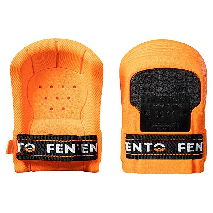 Fento Kniebeschermers Set (Zwart / Oranje) | BAUHAUS