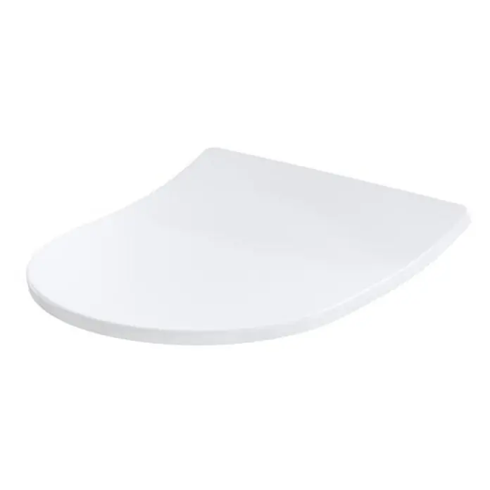 TOTO WC-Sitz -  - Weißer Toilettensitz mit schlichtem, geschwungenem Design.