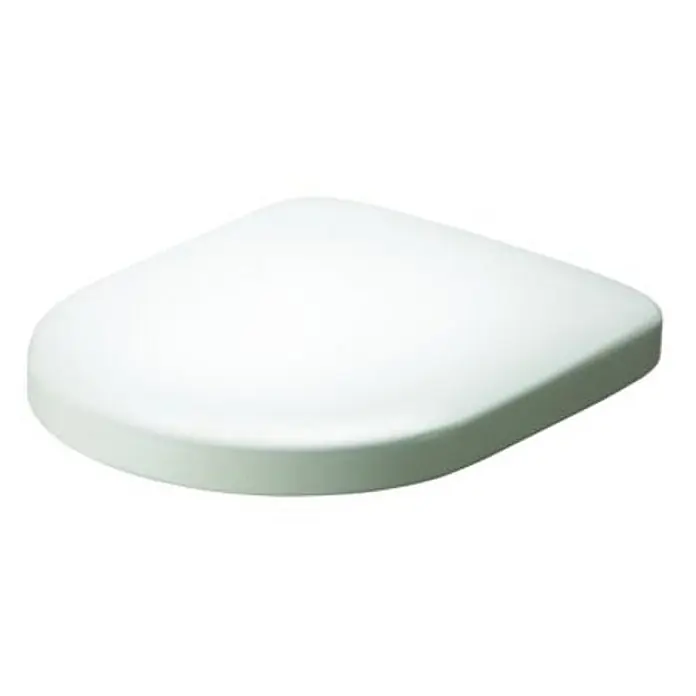 TOTO WC-Sitz -  - Weißer WC-Sitzdeckel mit schlichtem, abgerundetem Design.