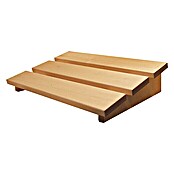 Karibu Kopfstütze Classic (L x B x H: 40 x 31 x 9 cm, Holz)