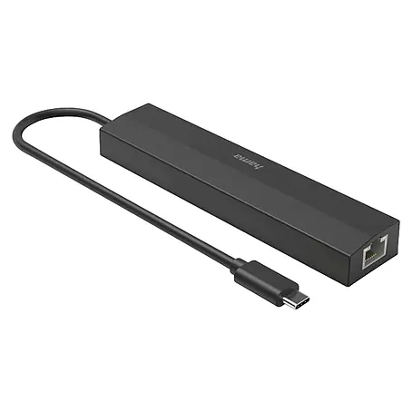 Hama  USB-Ladeadapter 00200144 Multiport 6 Ports 3x USB-A USB-C HDMI LAN/Ethernet