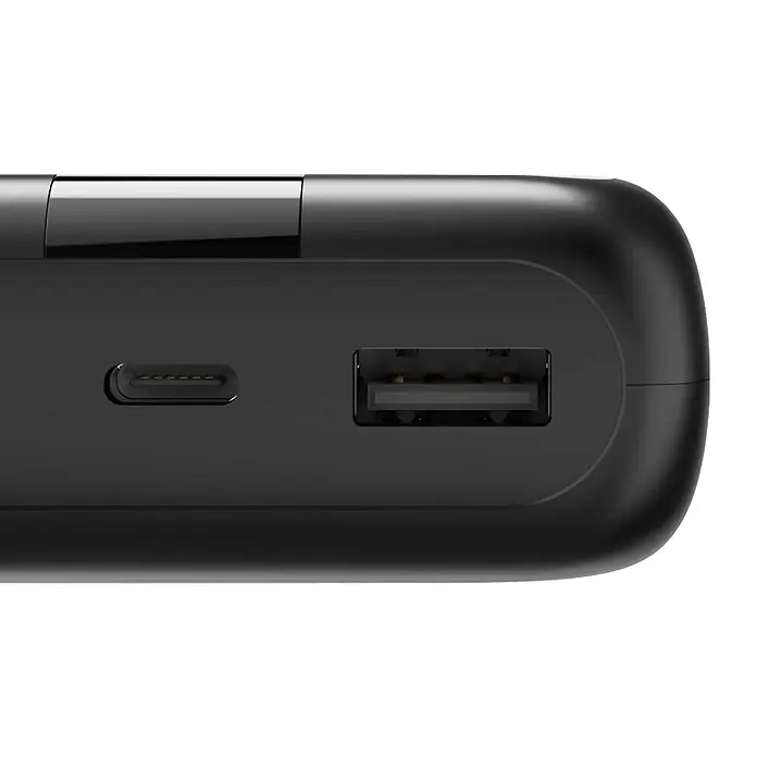 Hama Powerbank 00201710 "Performance 20" 20000mAh USB-C 2x USB-A - Schwarz - Schwarze Powerbank mit USB-C- und USB-A-Anschlüssen.