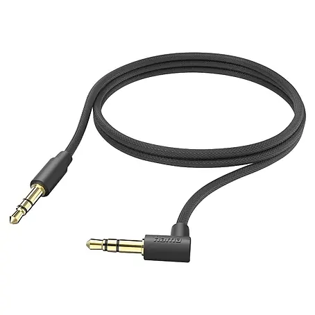 Hama  Klinkenkabel 00201528 35 mm Klinke – 35 mm Klinke 90° Winkelstecker