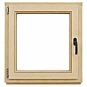 Leseno okno brez kljuke  (80 x 80 cm, Smer odpiranja: Levo, Natur) | Lesena okna | Okna | Okna, vrata in stopnice | Izdelki | BAUHAUS