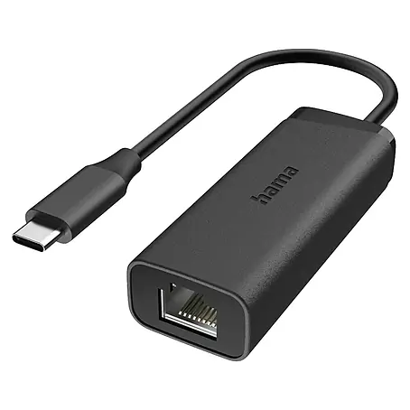 Hama  Netzkabel USB 2.0 1x USB-C - 1x RJ45-Buchse