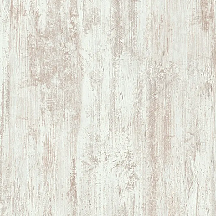 Spanplatte nach Maß - Stärke: 19 mm, L x B: 280 x 207 cm, Canyon White - Weiß getünchte Holzoberfläche mit sichtbarer Maserung und rustikalem Charme, ideal für Vintage-Möbel und dekorative Akzente.