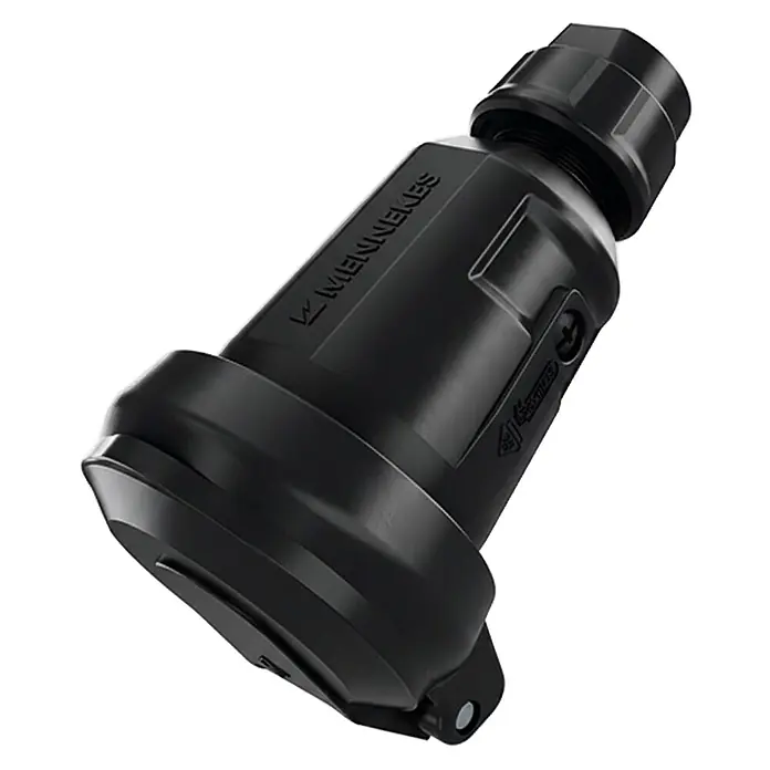 Mennekes Kupplung Schuko 158071 IP54 16A - Kunststoff, Schwarz - Schwarzer Mennekes Industriestecker.