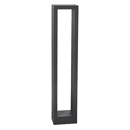 Lucande LED Wegeleuchte anthrazit Sockelleuchte 60 cm Gartenlampe Aluminium