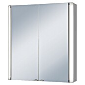 Riva Armario de baño con espejo (Ancho: 65 cm, 2 puerta, MDF, Con iluminación, Clase de eficiencia energética: A)