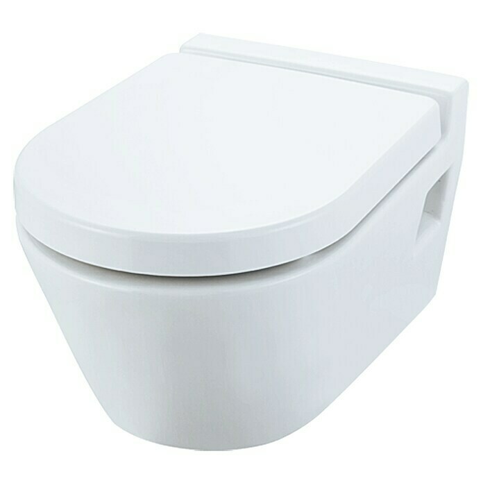 Camargue Empire Zidna WC školjka (Bijelo, Bez daske za WC, Keramika)