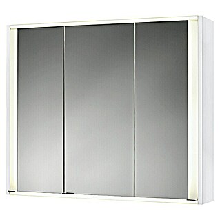 Riva LED-Spiegelschrank Faris (B x H: 83,5 x 70 cm, Holz, Weiß)