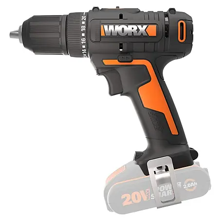 Worx PowerShare 20V Akku-Bohrschrauber WX108.9
