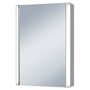 Riva Armario con espejo Torno (An x Al: 50 x 70,5 cm, Madera, Aluminio)