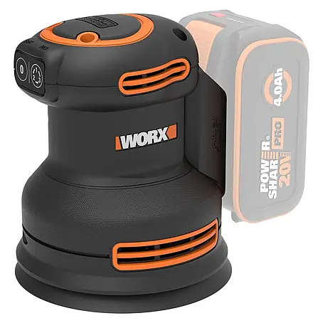 Worx PowerShare 20V Akku-Exzenterschleifer WX823.9