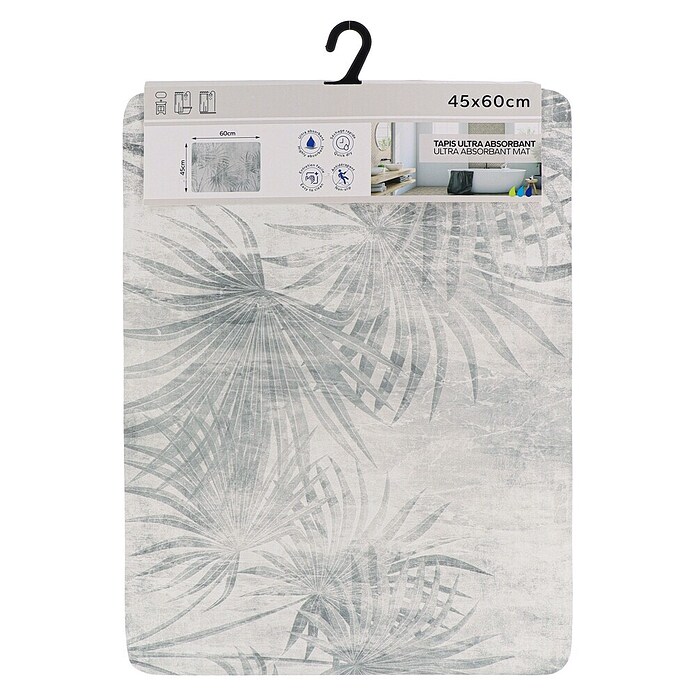 Kupaonski tepih Oasis Urban  (D x Š: 60 x 45 cm, Siva) | BAUHAUS