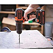 Black+Decker Taladro atornillador percutor de batería BDCHD18BAFC + kit de 80 accesorios (18 V, 1,5 Ah, 2 baterías, 360 r.p.m. - 1.400 r.p.m.)