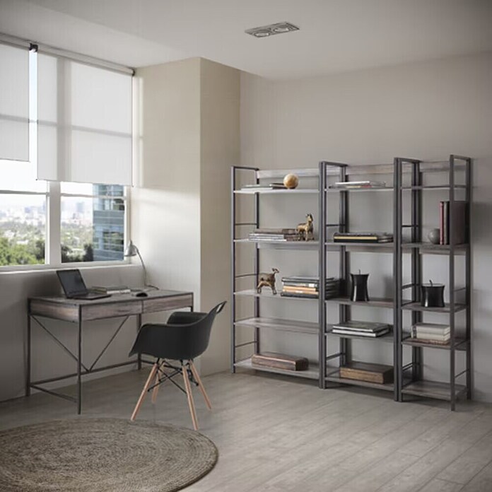 Estantería de madera Kala Industrial (An x Al: 52 x 150 cm, Madera, Marrón)