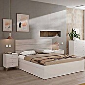 Mesita de noche Sweet (L x An x Al: 33,5 x 40 x 56 cm, Blanco Artik, Número de cajones: 3 ud.) | BAUHAUS