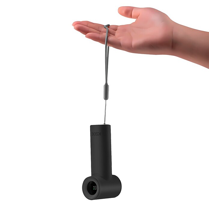 Ventilador de mano AirGo Turbo KSIX Negro (4 W, Duración de la batería: 2,8 h - 8 h) | BAUHAUS