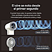 Ventilador de mano AirGo Turbo KSIX Beige (4 W, Duración de la batería: 2,8 h - 8 h) | BAUHAUS
