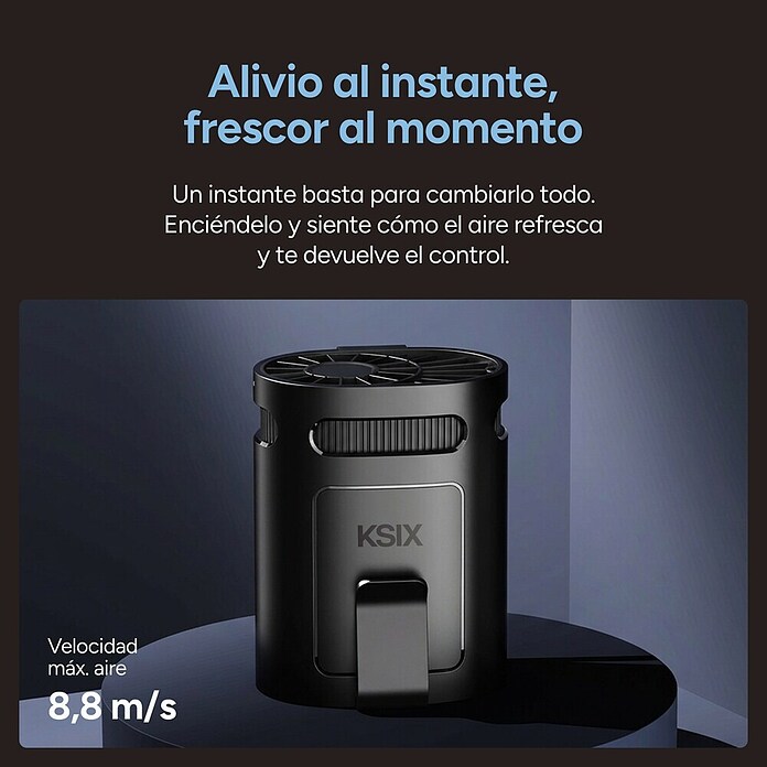 Ventilador colgante Airgo Belt 4 (5,2 W, Duración de la batería: 1,2 h - 8 h) | BAUHAUS