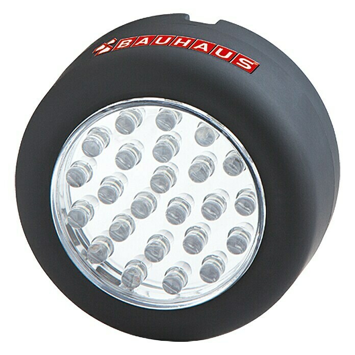 BAUHAUS Linterna portátil LED (24 luces, Diámetro: 68 mm, Plástico)