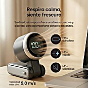 Ventilador de mano Flex 5 Negro KSIX (5,2 x 6 x 17,1 cm, Duración de la batería: 2 h - 10 h) | BAUHAUS