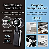 Ventilador de mano Flex 5 Negro KSIX (5,2 x 6 x 17,1 cm, Duración de la batería: 2 h - 10 h) | BAUHAUS