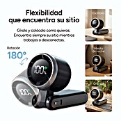 Ventilador de mano Flex 5 Negro KSIX (5,2 x 6 x 17,1 cm, Duración de la batería: 2 h - 10 h) | BAUHAUS