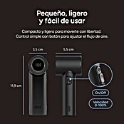 Ventilador de mano AirGo Turbo KSIX Negro (4 W, Duración de la batería: 2,8 h - 8 h) | BAUHAUS