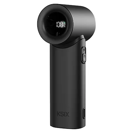 Ventilador de mano AirGo Turbo KSIX Negro