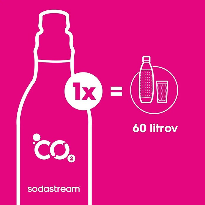 SodaStream Aparat za gaziranje vode Crystal 3.0  (Črna, Srebrna) | 2603 - Technische Gase | BCDJ - Technische Gase | BCD - Maschinenzubehör | BC - Maschinenzubehör | B - Werkz/Masch/Maschzubeh/Auto | BAUHAUS