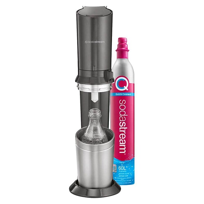 SodaStream Aparat za gaziranje vode Crystal 3.0  (Črna, Srebrna) | 2603 - Technische Gase | BCDJ - Technische Gase | BCD - Maschinenzubehör | BC - Maschinenzubehör | B - Werkz/Masch/Maschzubeh/Auto | BAUHAUS