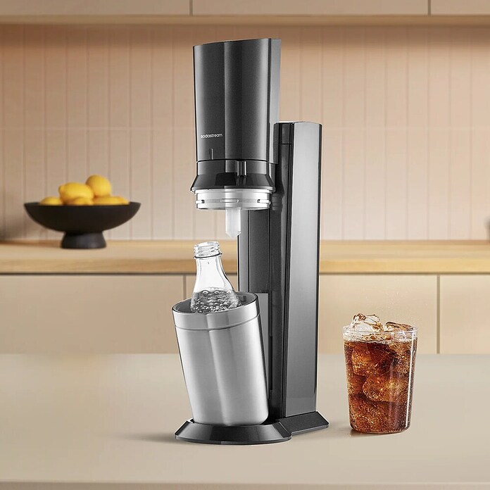 SodaStream Aparat za gaziranje vode Crystal 3.0  (Črna, Srebrna) | 2603 - Technische Gase | BCDJ - Technische Gase | BCD - Maschinenzubehör | BC - Maschinenzubehör | B - Werkz/Masch/Maschzubeh/Auto | BAUHAUS