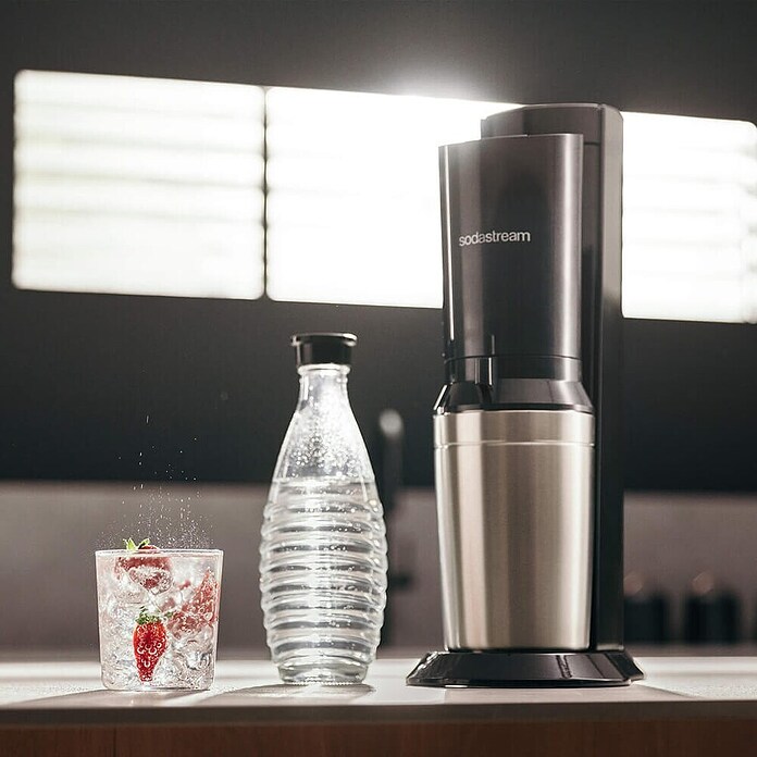 SodaStream Aparat za gaziranje vode Crystal 3.0  (Črna, Srebrna) | 2603 - Technische Gase | BCDJ - Technische Gase | BCD - Maschinenzubehör | BC - Maschinenzubehör | B - Werkz/Masch/Maschzubeh/Auto | BAUHAUS