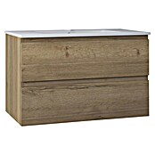 Nortiq Living Badmeubelset Brazil (Totale breedte badmeubel: 81 cm, Halifax eiken) | BAUHAUS