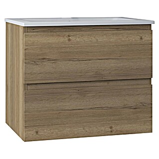 Nortiq Living Badmeubelset Brazil (Totale breedte badmeubel: 61 cm, Halifax eiken)