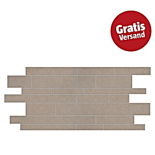 Ambiente by Palazzo Mosaikfliese Brick (30 x 60 cm, Taupe, Matt)