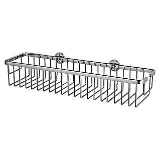 Tesa Cesta de baño AL132CR (45 x 12,5 x 9,2 cm, Cromo, Brillante)