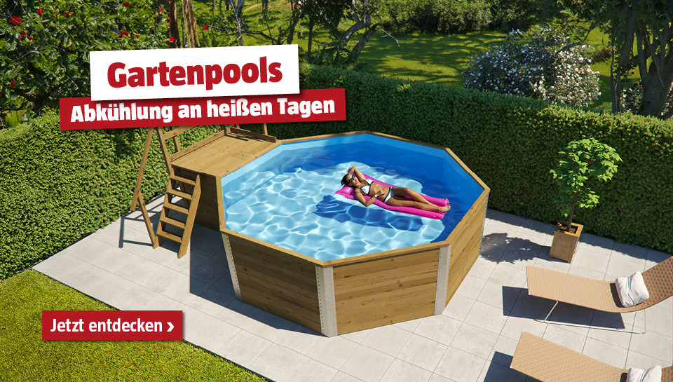 Pool im Garten