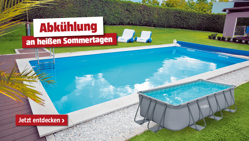 Pool im Garten