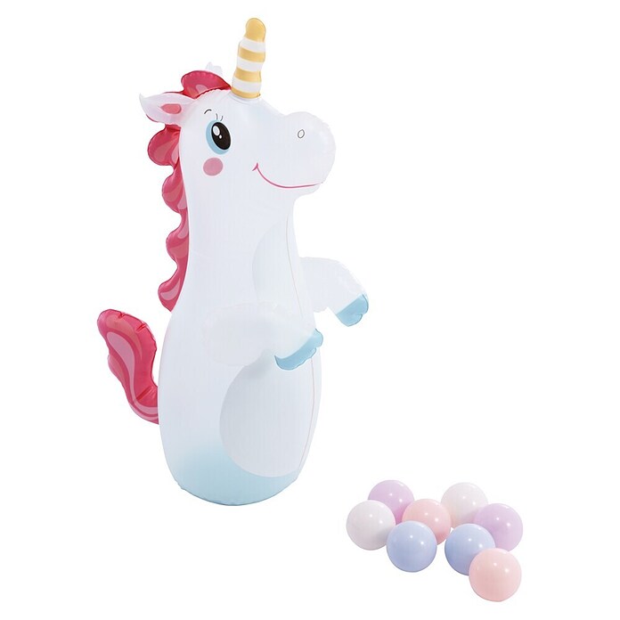 Intex Planschbecken Einhorn Spielcenter (196 x 178 x 127 cm, Vinyl, Farbe: Mehrfarbig) | BAUHAUS