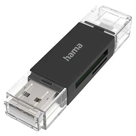 Hama  USB-Adapter 00200130 OTG USB-A + Micro-USB USB 2.0 SD/microSD