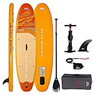 Aqua Marina SUP set Fusion (Do x Š x V: 330 x 81 x 15 cm, Oranžna, Zmogljivost obremenitve: 150 kg)