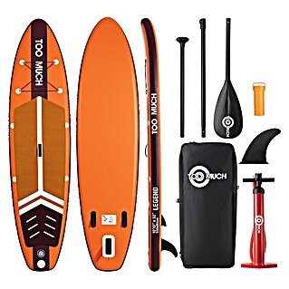 Set SUP daska s priborom Too Much Legend (D x Š x V: 330 x 81 x 15 cm, Narančasta, Nosiva sila: 160 kg)