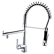 Camargue Keukenkraan Torrent (Kleur: Chroom, Spiraalveer, Glanzend)