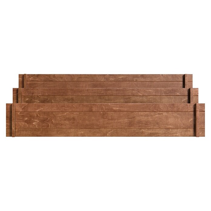 Dobar Pflanzkasten Hochbeet (110 x 88 x 36 cm, Nutzfläche: 0,97 m², Kiefer, Bernstein)