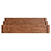 Dobar Pflanzkasten Hochbeet (110 x 88 x 36 cm, Nutzfläche: 0,97 m², Kiefer, Bernstein)